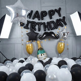 Black & Silver Cheers Birthday Wall Decor