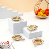 Delightful Ferrero Chocolate Tray and Diya with Greeting Card Gift Set