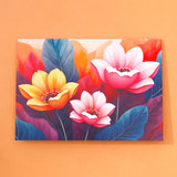 Pack of 50 Bold Floral Bloom Greeting Card