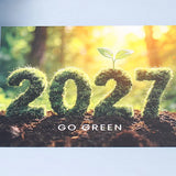 Pack of 50 Go Green 2027 Greeting Card