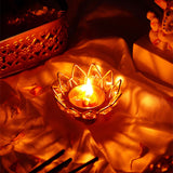 Lotus Diya with Gulab Jamun