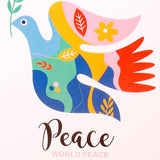 Pack of 50 Peace World Peace Dove Greeting Card