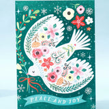 Pack of 50 Peace and Joy Dove Greeting Card