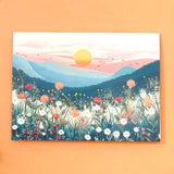 Pack of 50 Sunrise Meadow Greeting Card