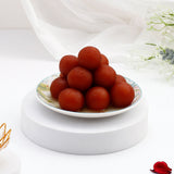 Akhand Jyoti Diya with Greeting Card and Gulab Jamun