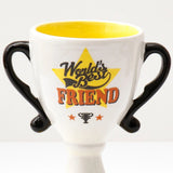 Archies World's Best Friend Trophy Shaped Mug