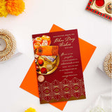 Dear Brother Bhai Dooj Greeting Card with Dry Fruits