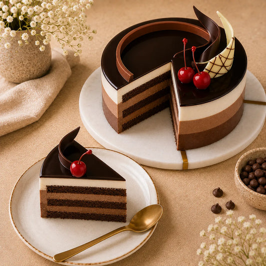Midnight Chocolate Indulgence Cream Cake
