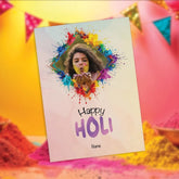 Colours Of Holi Personalised Greeting Card