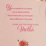 I Admire You Mother Greeting Card With Envelope