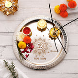 Pooja Thali Set with Dhoda Barfi and Attar