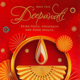 Pack Of 6 Spleding Diwali Wishes Greeting Card