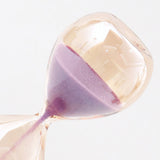 Glass Sand Timer Hourglass - Purple
