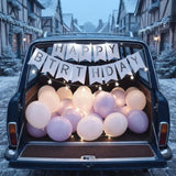 Pastel Car Boot Birthday Surprise Decor