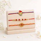 Pearl, Mauli & Bal Ganesha Rakhi Family Pack | Complete Rakhi Set for All Brothers