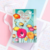 Happy Moments Anniversary Greeting Card With Chocolate