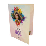 Colours Of Holi Personalised Greeting Card