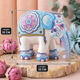Indian Blues Elephant Statue | By Elephant Parade