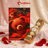 Sending A Little Love Your Way Today Greeting Card With Chocolate