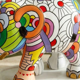 Happy Peace, Love & Music Elephant Statue | By Elephant Parade
