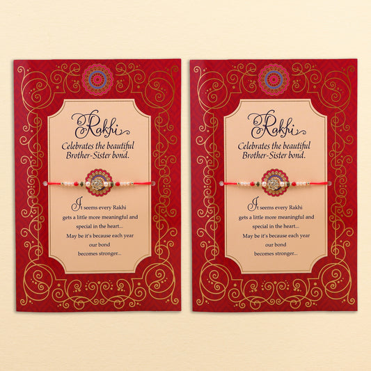 Celebrations Raksha Bandhan Greeting Card With Envelope Pack of 2