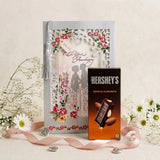Happy Anniversary Greeting Card With Chocolate