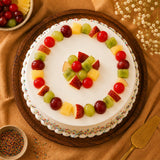 Fresh Fruit Vanilla Garden Cream Cake