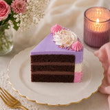 Rose Petal Chocolate Cream Cake