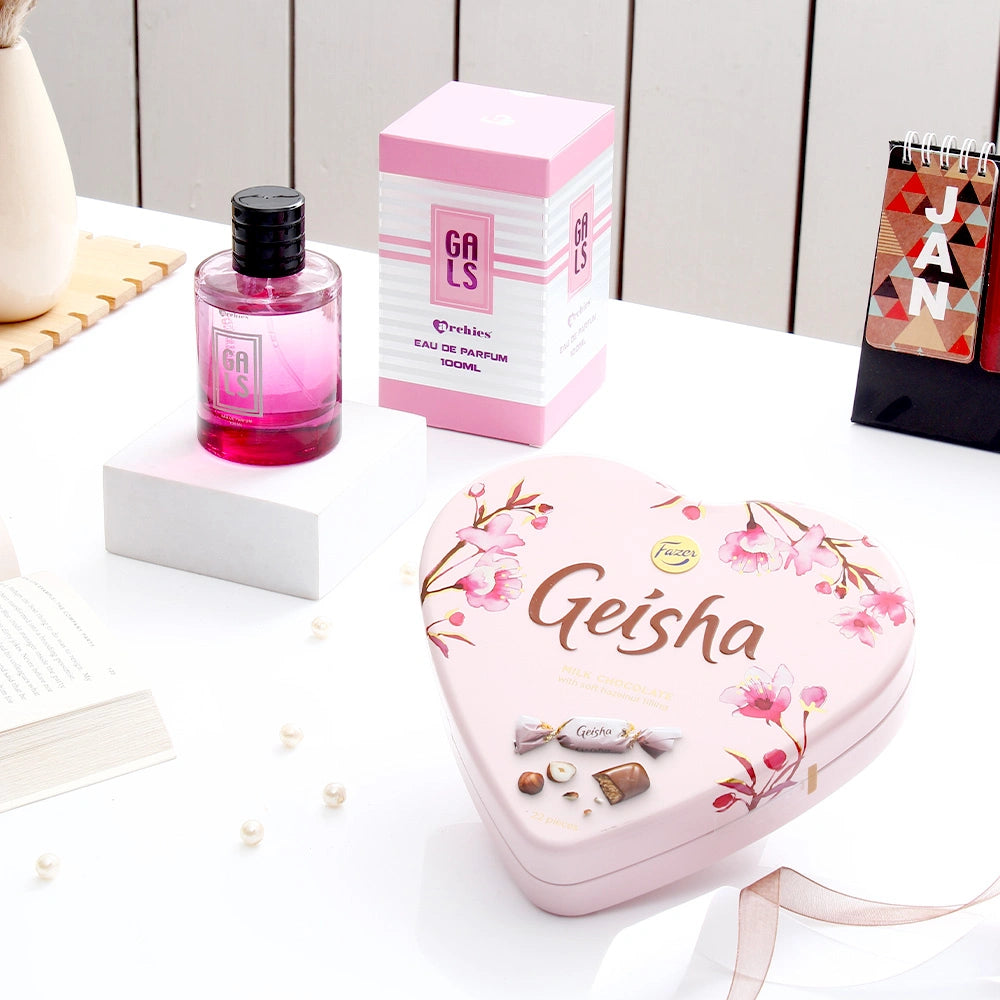 Geisha Chocolate and Archies Gals Perfume