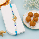 Divya Dhrishti Evil Eye Rakhi with Besan Laddo