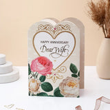 Happy Anniversary Dear Wife Greeting Card With Chocolate