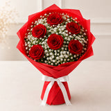 6 Red Roses Love Bouquet