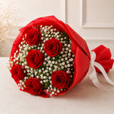 6 Red Roses Love Bouquet