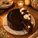 Silky Truffle Delight Cake