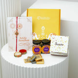 Deluxe Rakhi Treat Box with Assorted Chocolates
