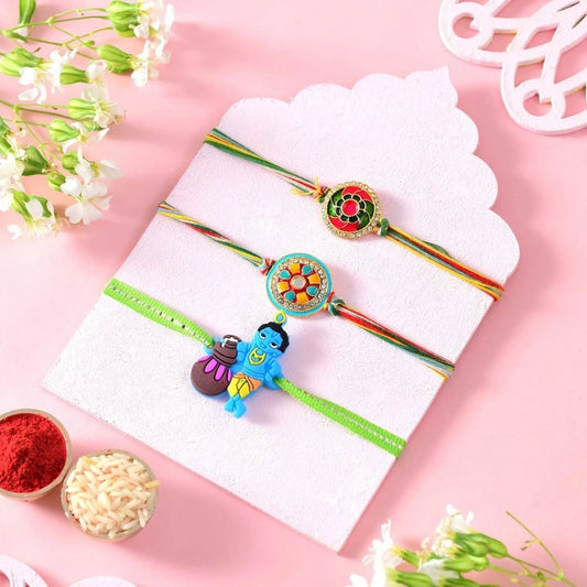 Regal Bhai Rakhi with Kids Rakhi