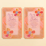 Dear Sister Raksha Bandhan Greeting Card With Envelope Pack of 2
