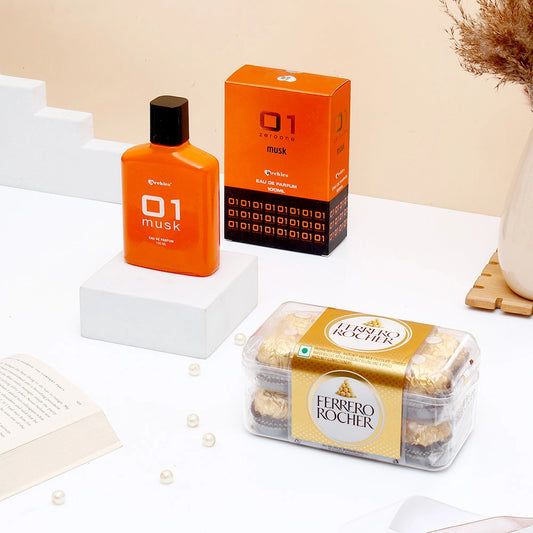 Ferrero Rocher - 200 GM and Archies Musk Perfume