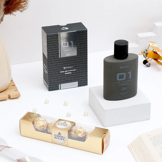 Ferrero Rocher - 50 GM and Archies 01 Men Perfume