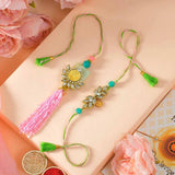 Special Coloured Lumba Rakhi Set