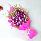 Delicate Purple Orchid Stems Bouquet