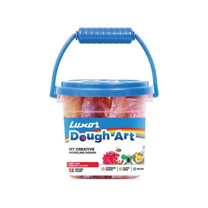 Luxor Doodles Modelling Dough Art Bucket - 240 gm