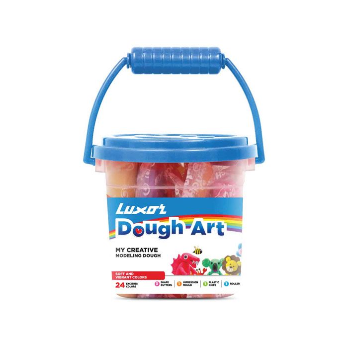Luxor Doodles Modelling Dough Art Bucket - 360 gm