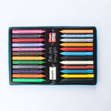 Luxor Doodles Plastic Crayons 24 Shades