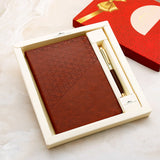 IKYK Tuscan Leather Perfume With Submarine Notebook Set And Wallet Gift Set