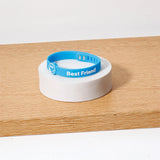 Archies Friendship Scrapbook & Blue Silicone Bracelet Set