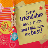 Archies Friendship Scrapbook & Pink Silicone Bracelet Set