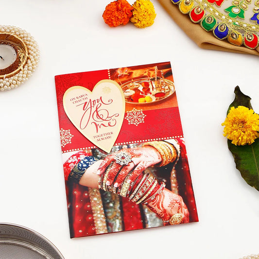 Together Always Karva Chauth Greeting Card