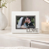 Love Wedding Photo Frame with Rhinestone Letters