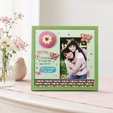 Mom Sentimental Photo Frame with Decorative 3D Flower